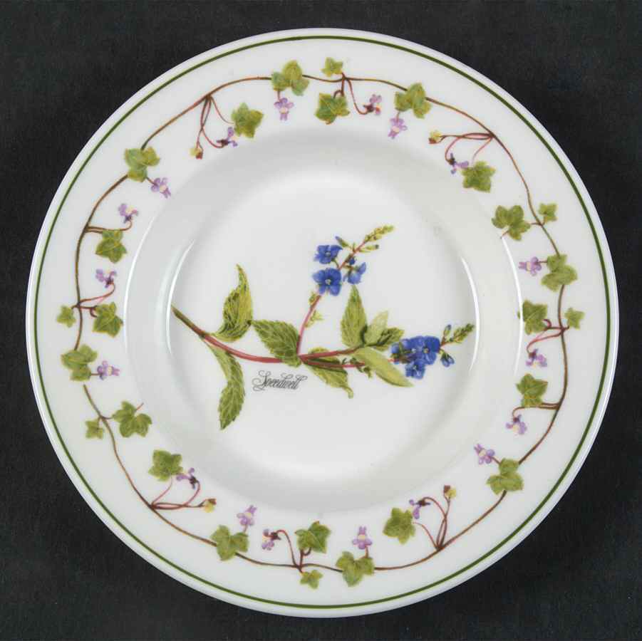 Welsh Wild Flowers Round Sweet Meat Dish by Portmeirion-1
