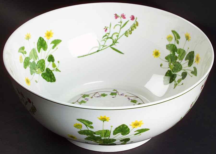Welsh Wild Flowers 10" Large Salad Serving Bowl by Portmeirion-1