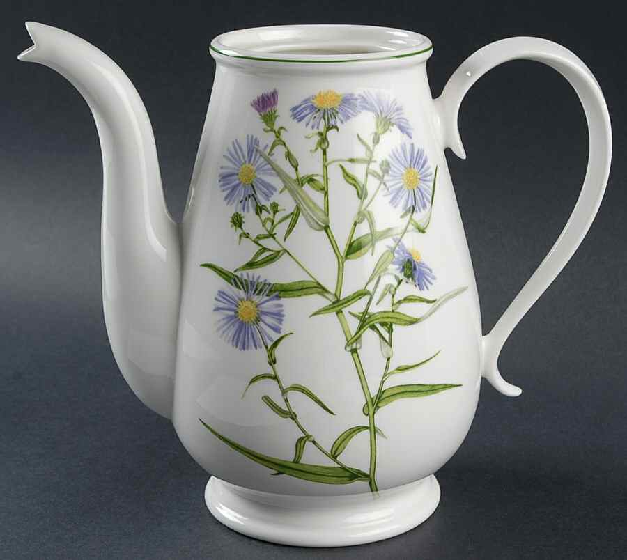 Welsh Wild Flowers Coffee Pot No Lid by Portmeirion-1