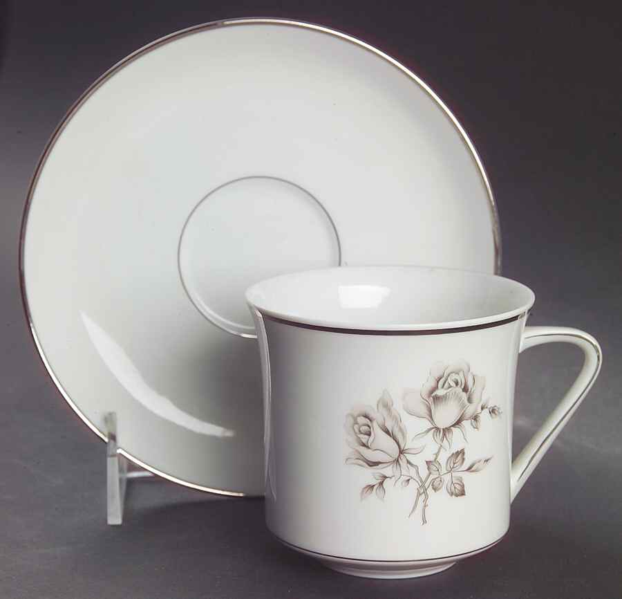 Duette Flat Cup & Saucer Set by Prudence-1