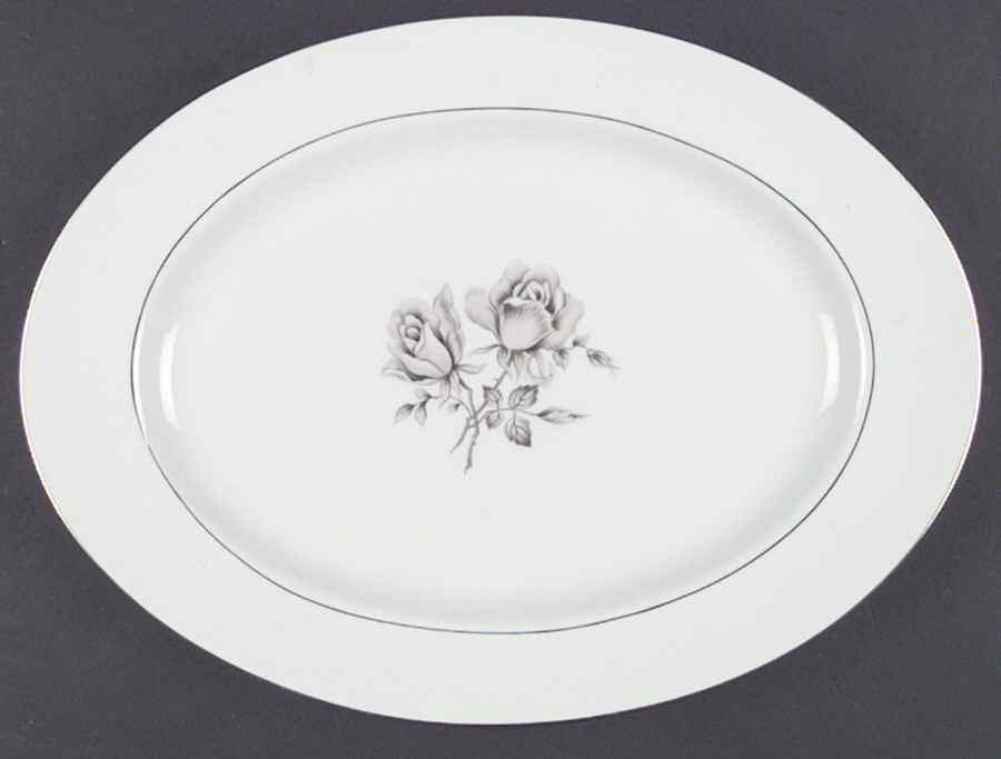 Duette 13" Oval Serving Platter by Prudence-1