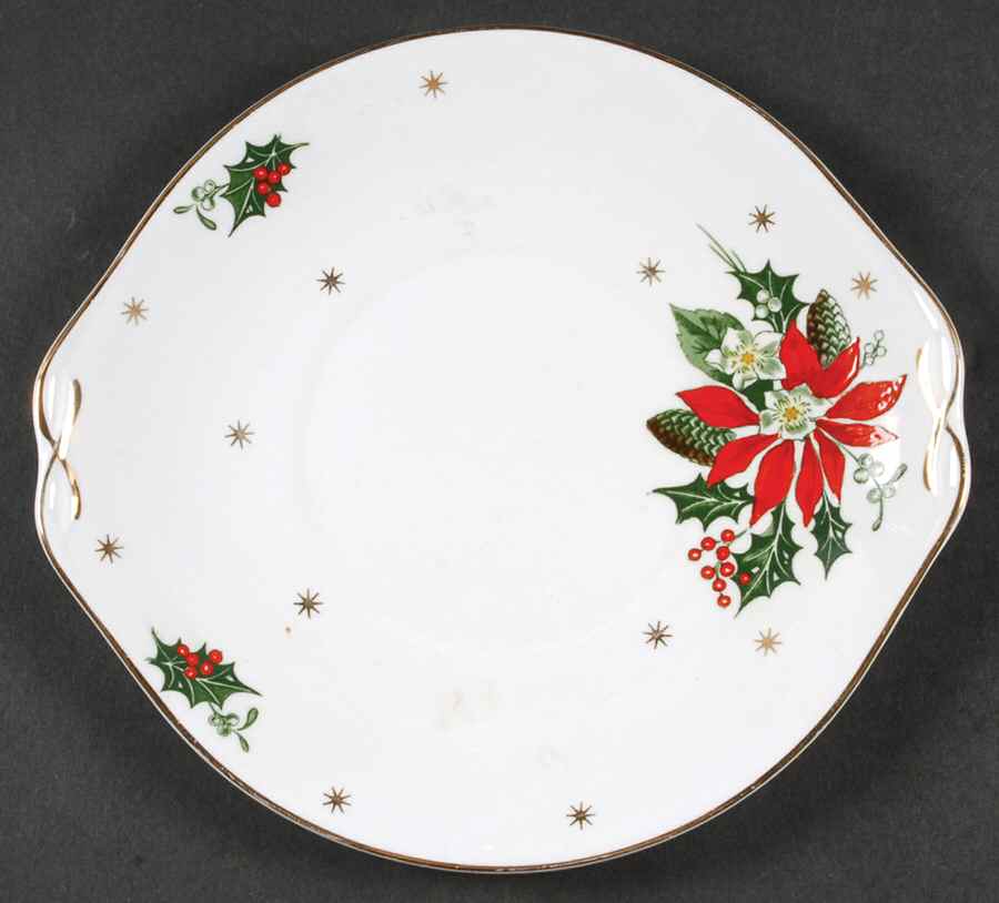 Noel Handled Cake Plate by Princess Anne-1