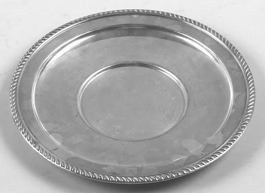 Sterling Hollowware Sterling Sandwich Plate by Preisner-1