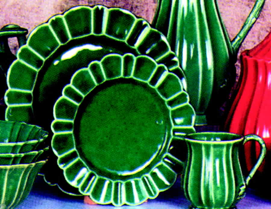 Alberi Dark Green Dinner Plate by Porta-1