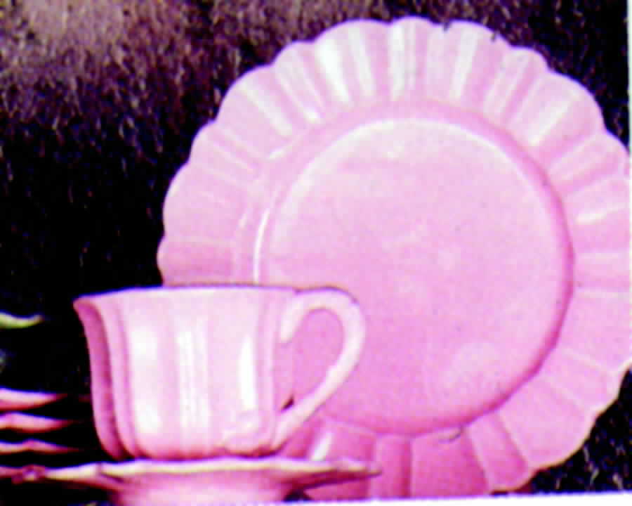 Alberi Pink Salad/Dessert Plate by Porta-1