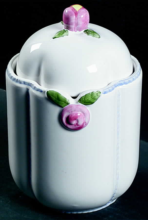 Cottage Rose Large Canister & Lid by Porta-1