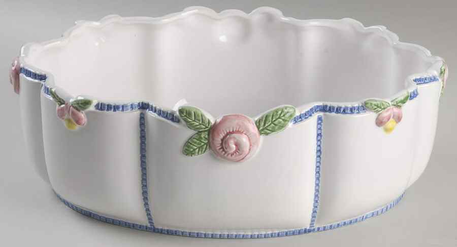 Cottage Rose Centerpiece/Console Bowl by Porta-1