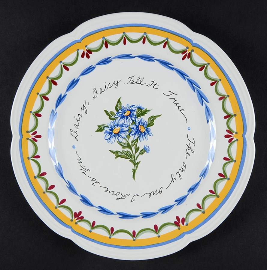 Forget Me Not Salad Plate by Porta-1