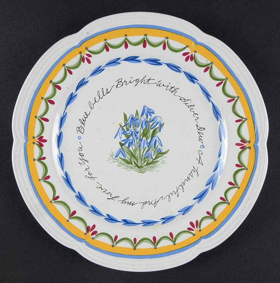 Forget Me Not Salad Plate by Porta-1