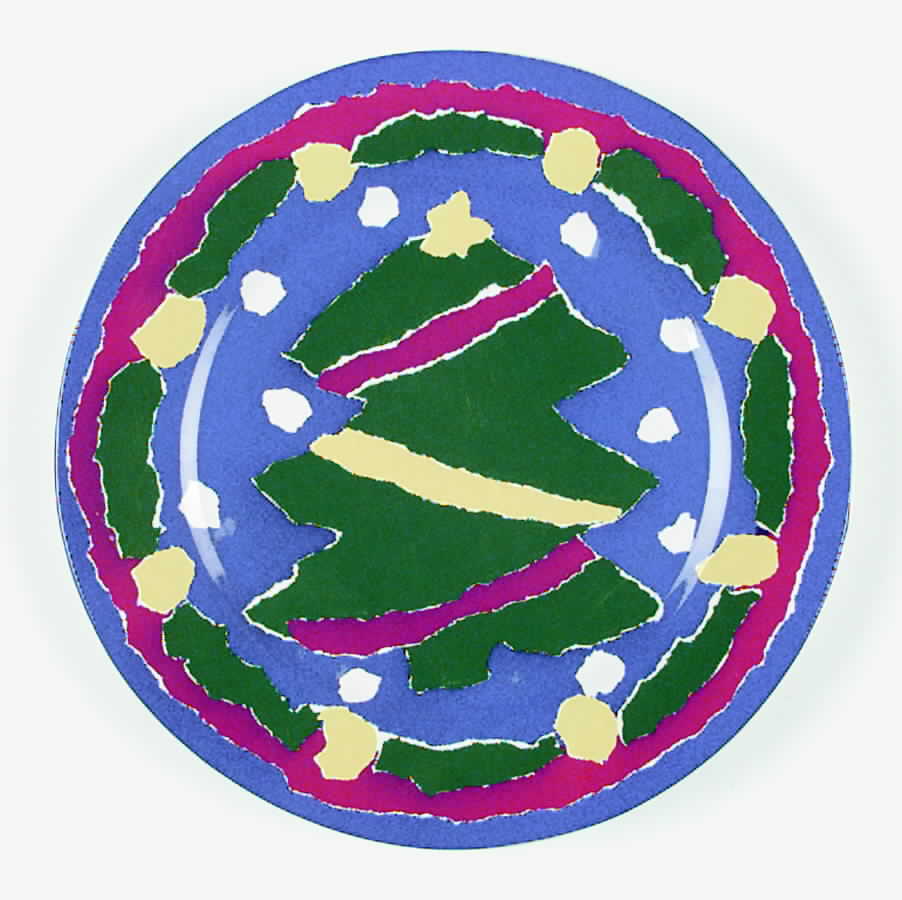Ho Ho Ho Salad Plate by Porta-1
