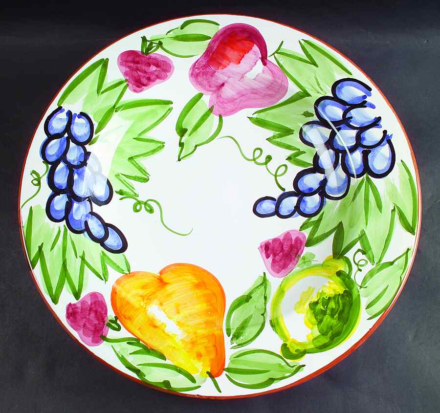 Ambrosia 15" Deep Round Platter by Presenttense-1