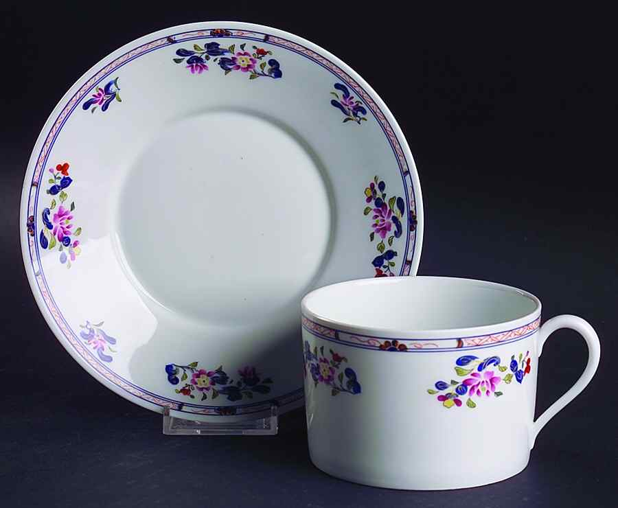 Chen Yang (Gray Background) Breakfast Cup & Saucer Set by Puiforcat-1