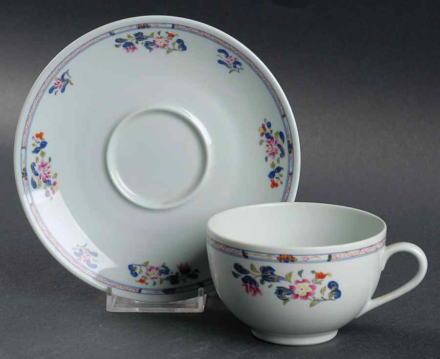 Chen Yang (Gray Background) Footed Cup & Saucer Set by Puiforcat-1