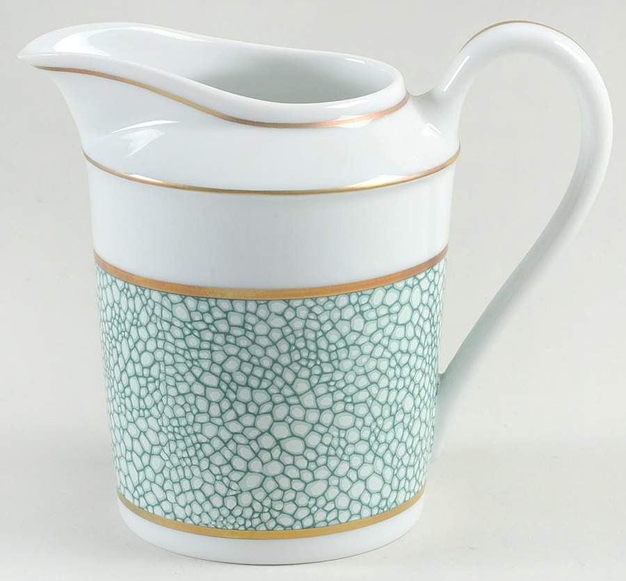 Galuchat Green Creamer by Puiforcat-1