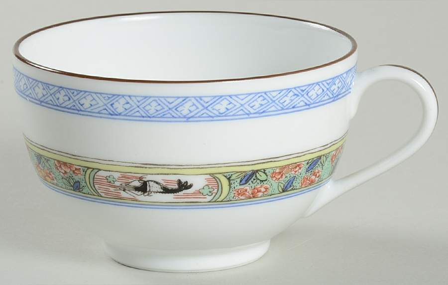 Kan Sou (White Background) Flat Cup by Puiforcat-1