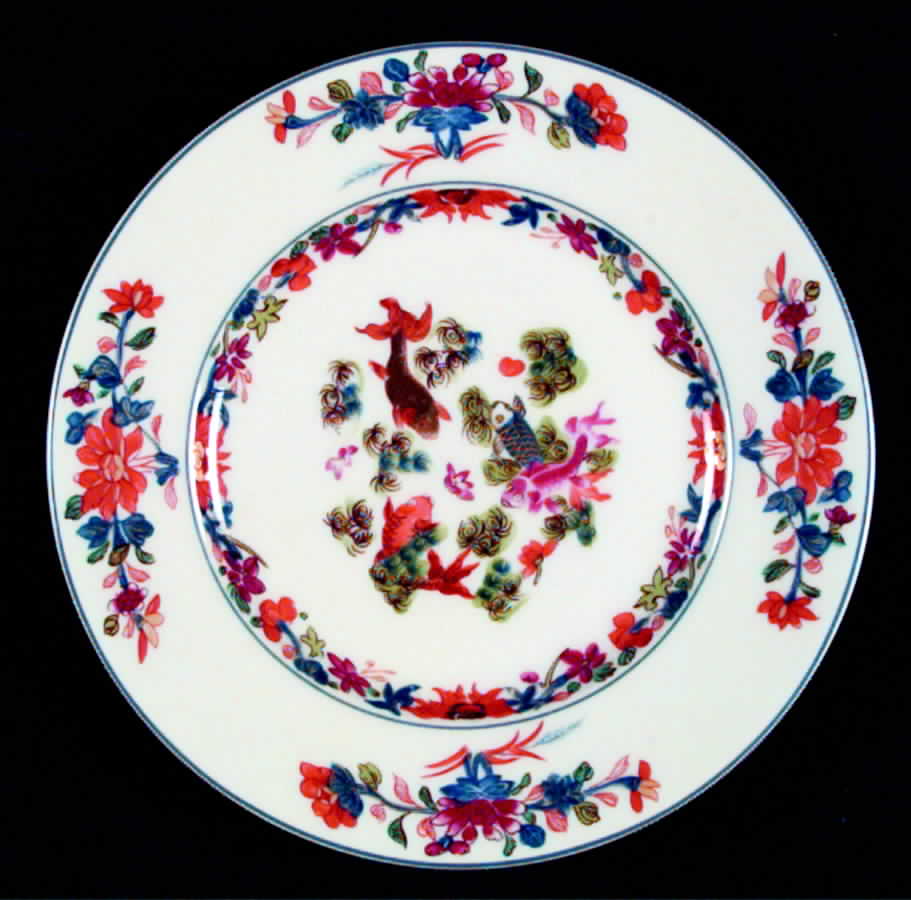 Kiang She (White Background) Bread & Butter Plate by Puiforcat-1