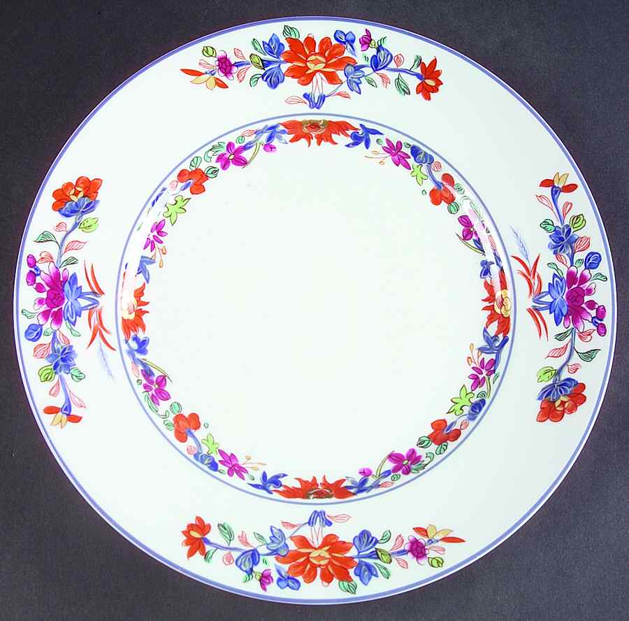 Kiang She (White Background) Dinner Plate by Puiforcat-1