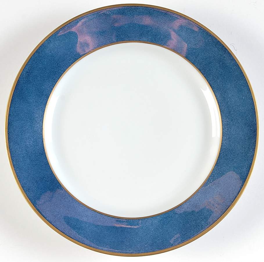 Les Nacres Grand Bleu Salad Plate by Puiforcat-1