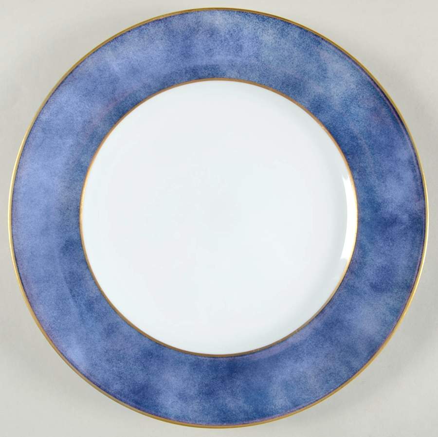 Les Nacres Grand Bleu Large Dinner Plate by Puiforcat-1