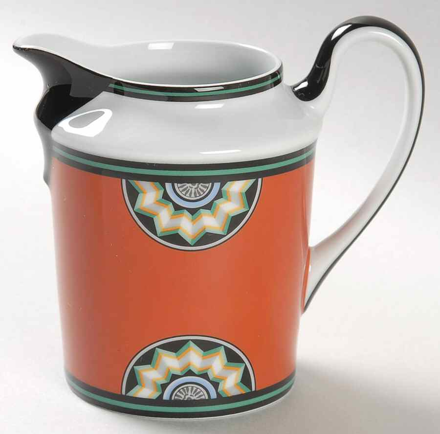 Pompei Red Creamer by Puiforcat-1