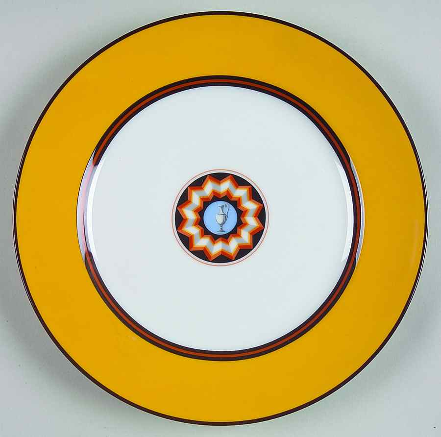 Pompei Yellow Salad Plate by Puiforcat-1