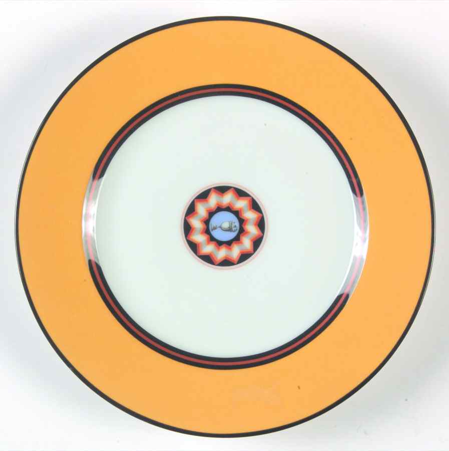 Pompei Yellow Bread & Butter Plate by Puiforcat-1