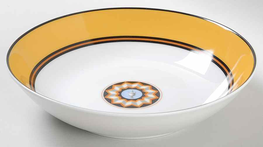Pompei Yellow Coupe Soup Bowl by Puiforcat-1