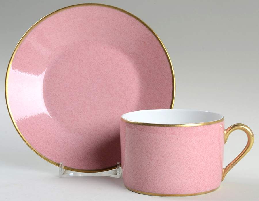 Rosebud Flat Cup & Saucer Set by Puiforcat-1