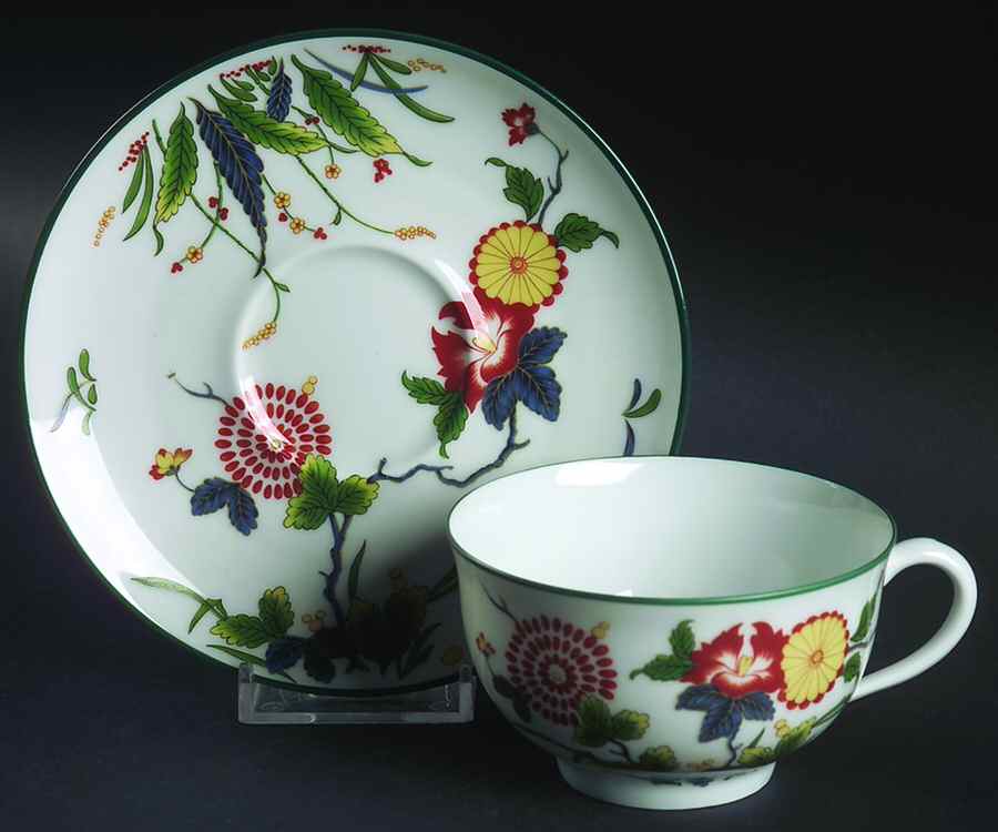 Tan Yu Flat Cup & Saucer Set by Puiforcat-1