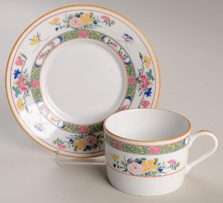 Tung Hai Flat Cup & Saucer Set by Puiforcat-1