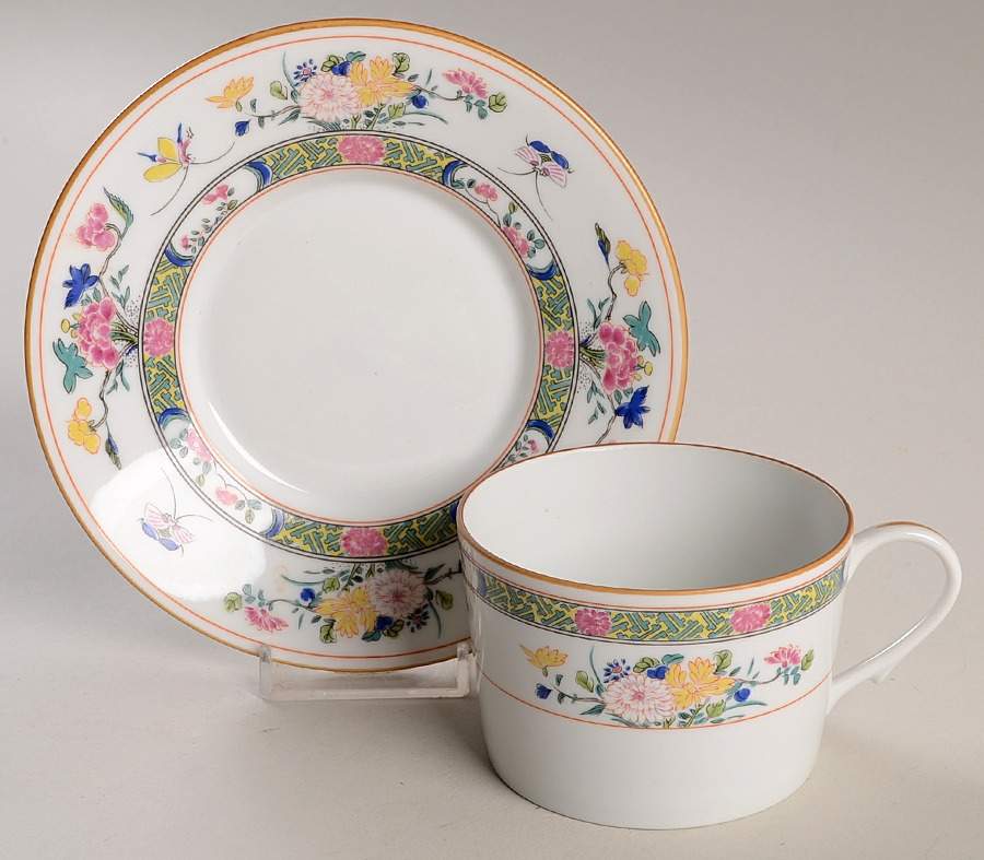 Tung Hai Flat Cup & Saucer Set by Puiforcat-1