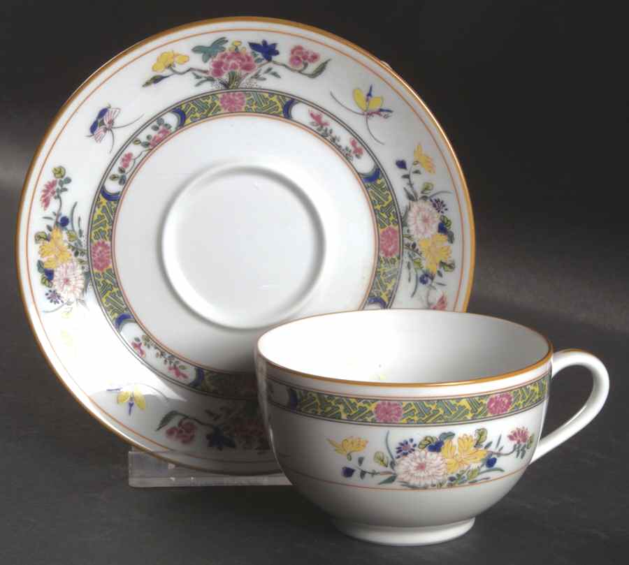 Tung Hai Footed Cup & Saucer Set by Puiforcat-1