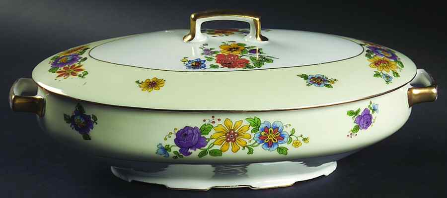 Princess Oval Covered Vegetable by Porcelain Union-1