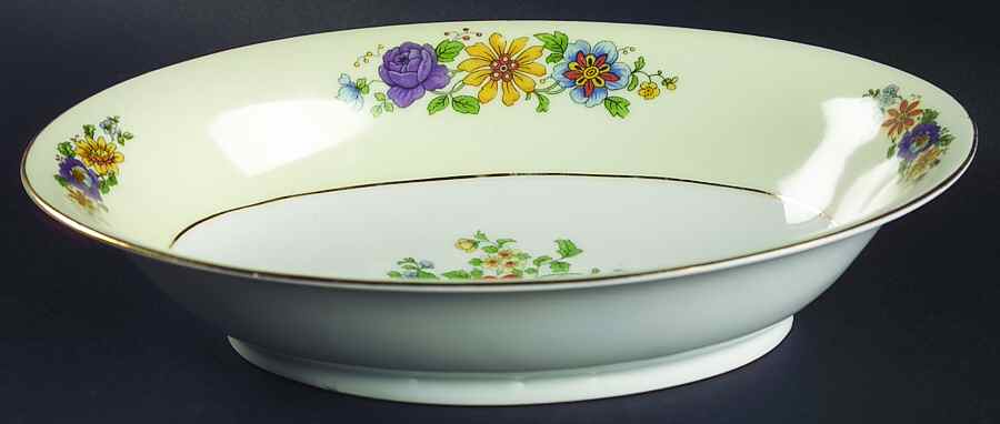 Princess 10" Oval Vegetable Bowl by Porcelain Union-1