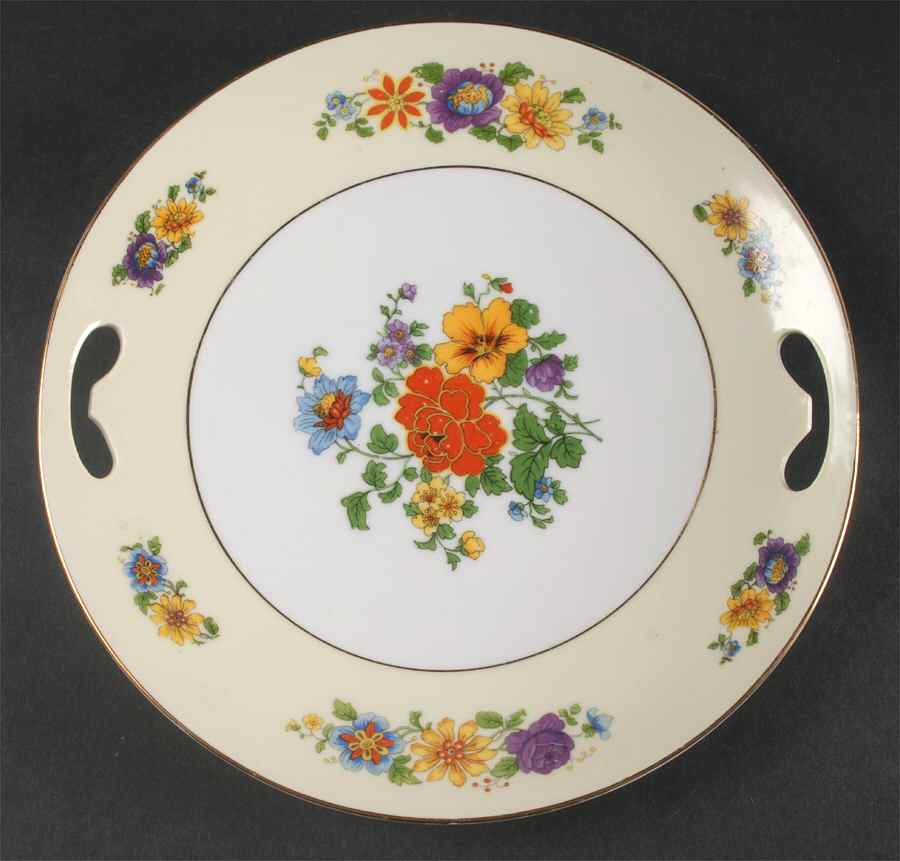 Princess Handled Cake Plate by Porcelain Union-1