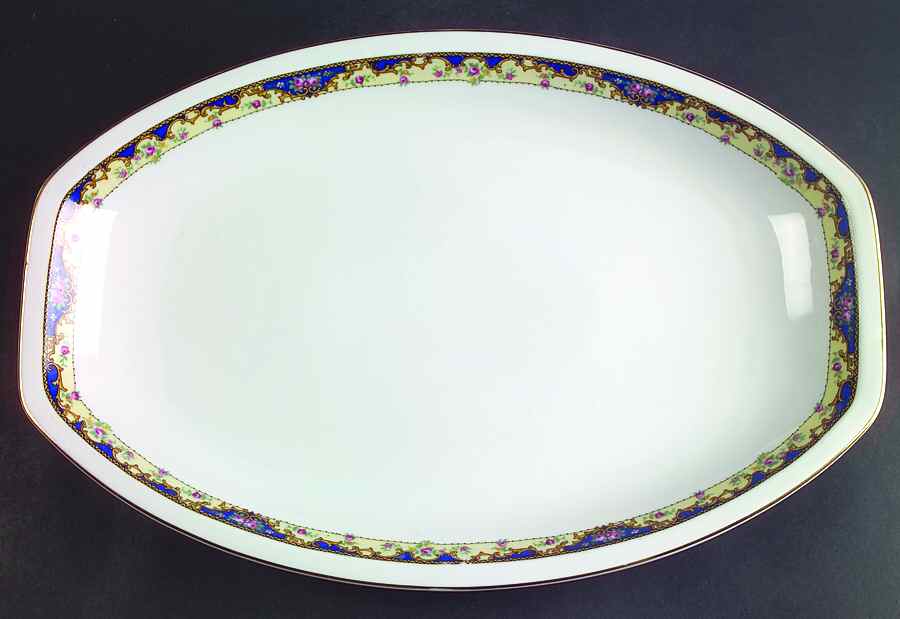PUN1 15" Oval Serving Platter by Porcelain Union-1