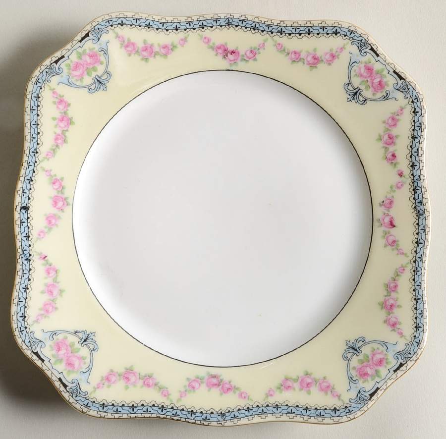 PUN12 Square Salad Plate by Porcelain Union-1