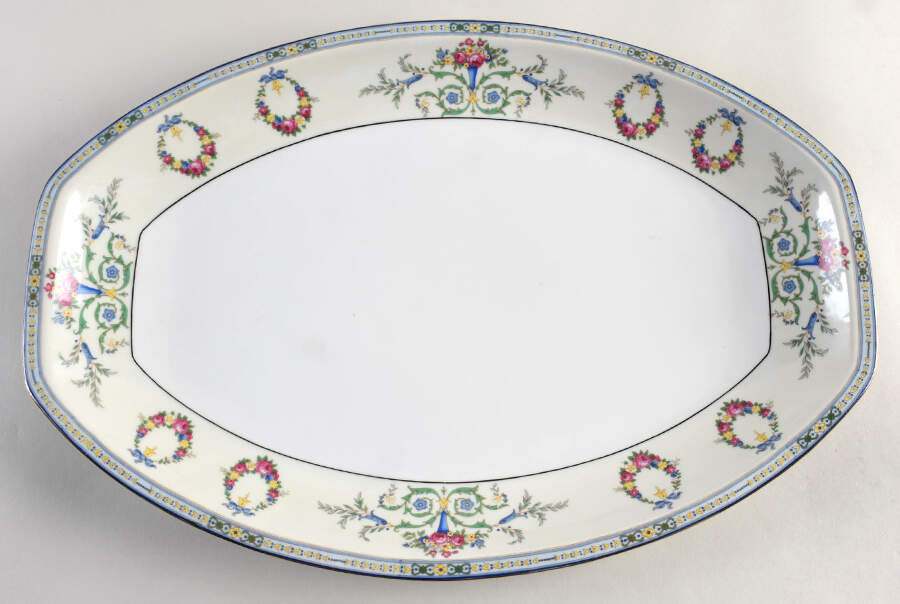 PUN2 17" Oval Serving Platter by Porcelain Union-1