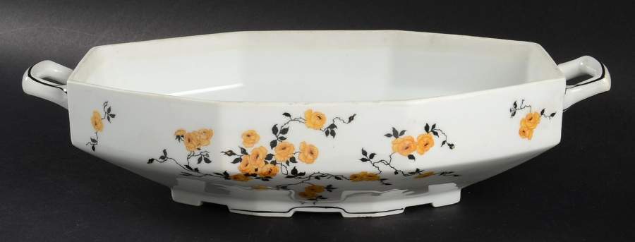 PUN23 Oval Vegetable No Lid by Porcelain Union-1