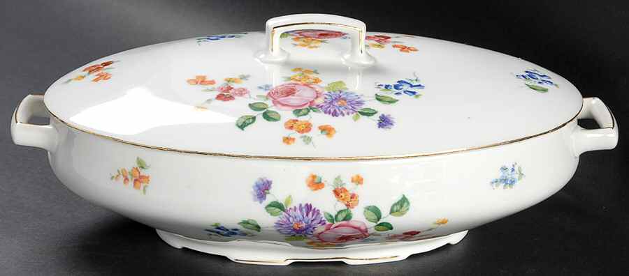 PUN28 Oval Covered Vegetable by Porcelain Union-1