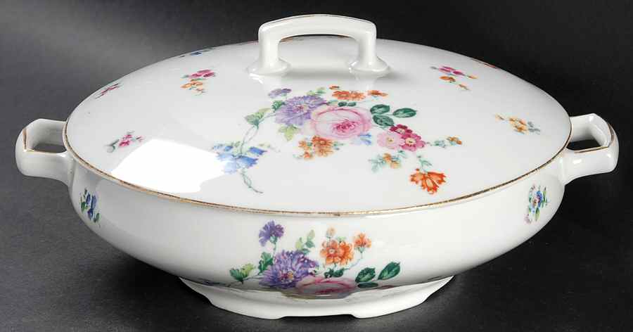 PUN28 Round Covered Vegetable by Porcelain Union-1