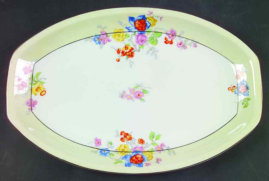 PUN3 13" Oval Serving Platter by Porcelain Union-1