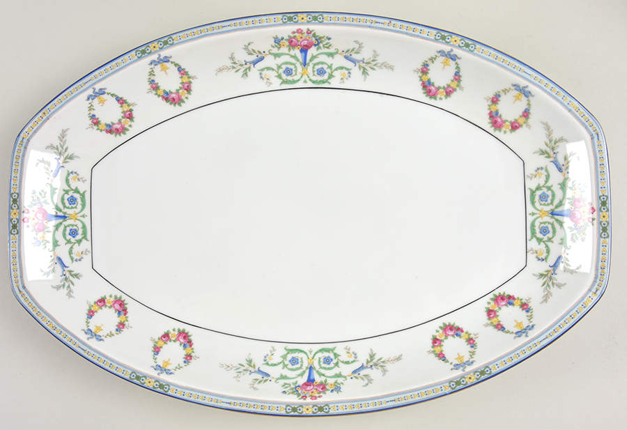 PUN30 15" Oval Serving Platter by Porcelain Union-1