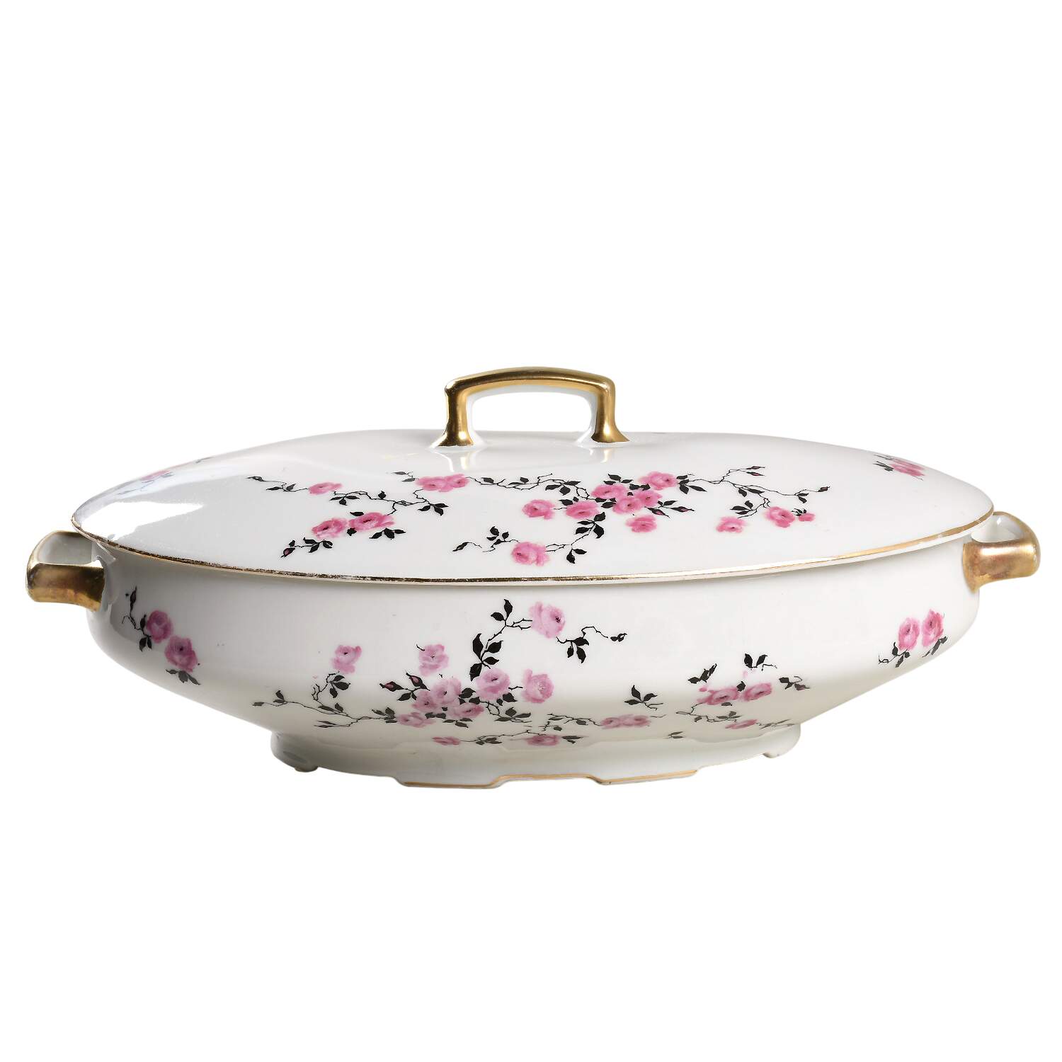 PUN7 Oval Covered Vegetable by Porcelain Union-1