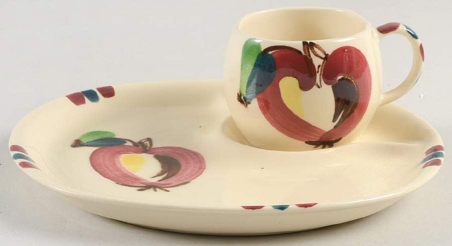 Apple Snack Plate by Purinton-1