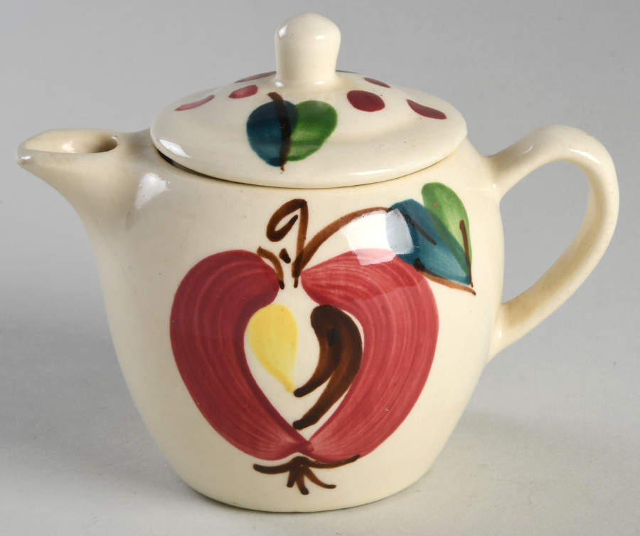 Apple Creamer & Lid by Purinton-1