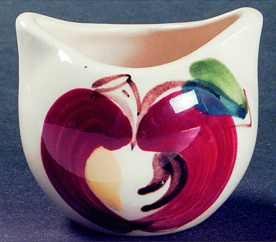 Apple Individual Open Sugar Bowl by Purinton-1
