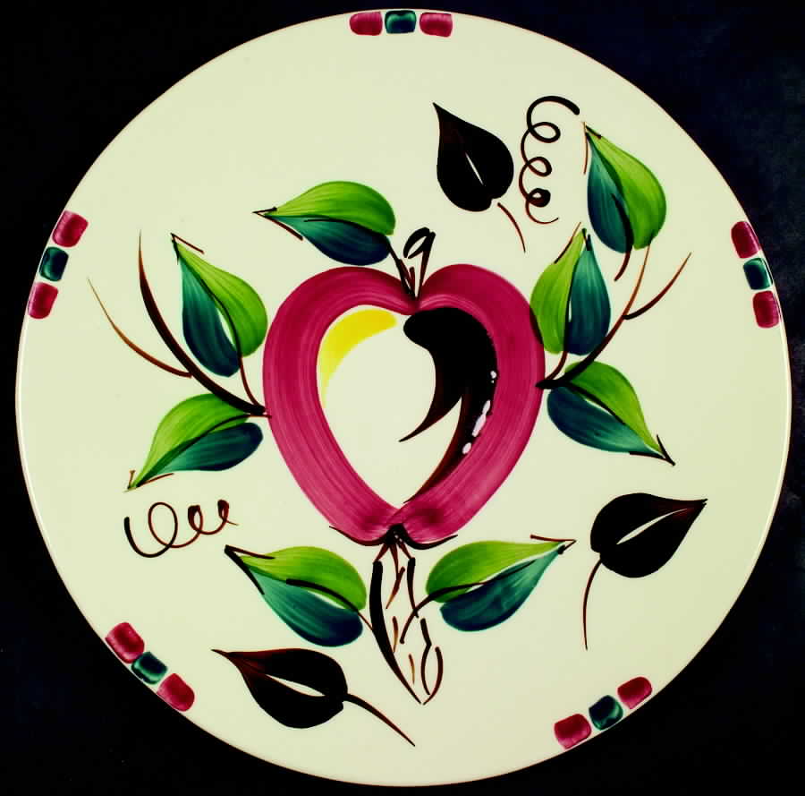 Apple 12" Chop Plate (Round Platter) by Purinton-1