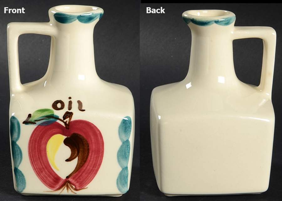 Apple Handled Oil No Cork Stopper by Purinton-1
