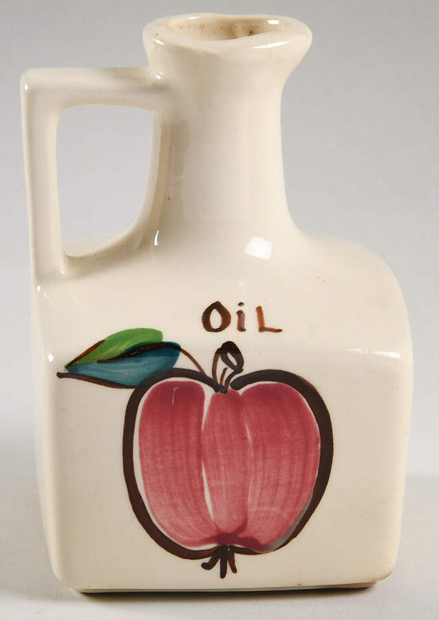 Fruit Handled Oil No Cork Stopper by Purinton-1